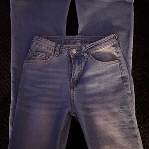 Women's Blue Flare & Wide Leg Jeans